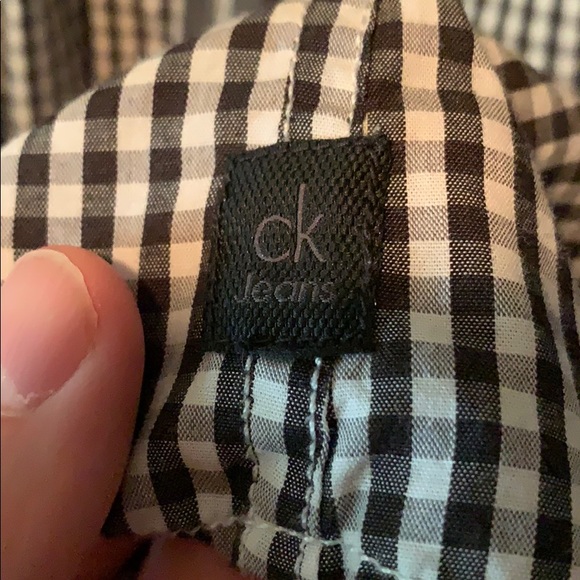 Calvin Klein Short Sleeve Button Up - Picture 3 of 3